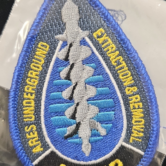 For All Of Mankind Auger Extraction & Removal Ares Underground Embroidered Patch - Picture 4 of 4